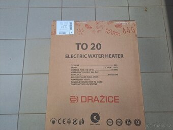 Elektrický bojler TO 20.2 svislý - 2