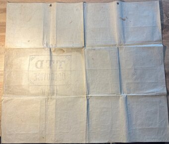 VZÁCNÁ politická mapa Evropy, 1940, PROTEKTORÁT - 2