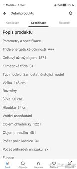 Lednice+mrazák CANDY CMFM 5144S - 2