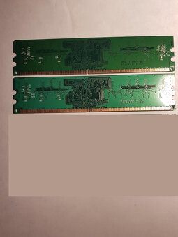 2 kusy DDR2 paměti do PC, Transcend 512MB DIMM 800 - 2