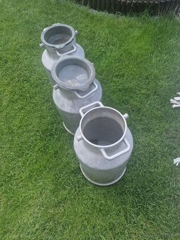 Hliníkové konve na mléko - 2