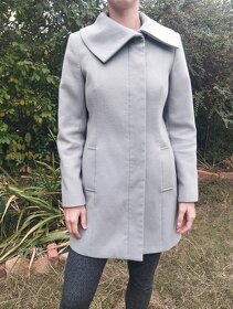 Dámský elegantní jarní šedý kabát F&F - 2
