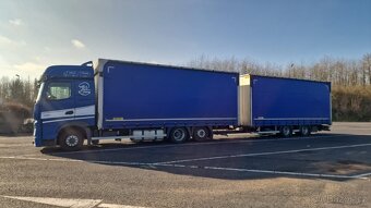 Průjezdná souprava MB Actros + vlek Wielton, JUMBO - 2