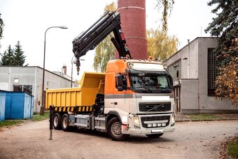 VOLVO FH 460 – 6x2 – Nosič kontejnerů-lanový + HR-HIAB 322-E - 2