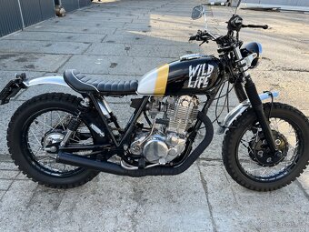 Yamaha SR 500 stavba Wild Life - 2