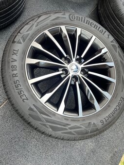 ☀️Orig. alu kola Trinity, Škoda Kodiaq 235/55/18 5x112 Letní - 2