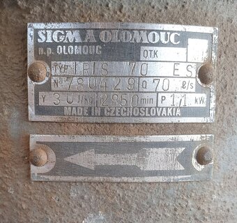 Čerpadlo SIGMA Iris 70 es, 70L/min, 1.1kw - 2