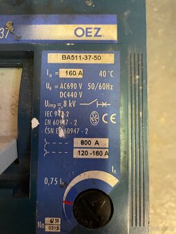 Jistič OEZ BA511-37-50 - 2