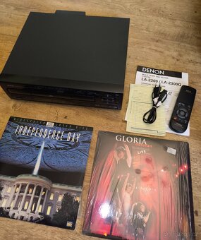Laserdisc Laserdisk Denon La 2300, příslušenství,čti popis - 2