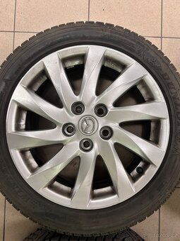 ALU kola mazda 6 GH ET60 + zimní pneu Dunlop r17 - 2