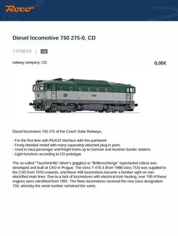 SLEVA - H0 Lokomotiva ROCO digital ZVUK - 2