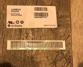 televizor LG 42LB580V náhradní díly kabel deska uchycení - 2