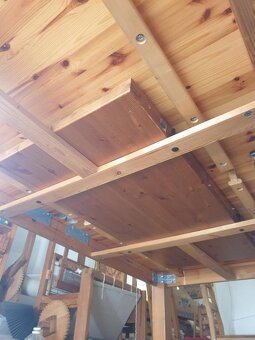 Jídelní velký rozkládací stůl masiv - 2