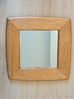 Zrcadla v dřevěném rámu - 3 ks - 2