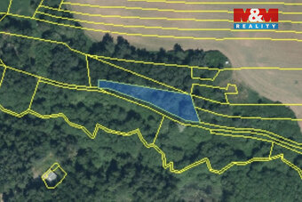 Prodej lesa, 1547 m², Jesenice - 2
