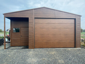 Garáž plechová 8x9 - 2