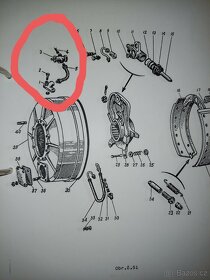 uzavírací ventil pneumatiky BRDM 2 - 2