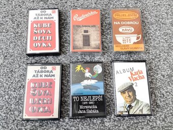 Kazety starší popová hudba, dechovky, mluvené slovo - 2
