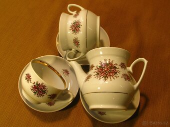 Čajový servis kompletní 8 dílný SSSR 50 let - 2