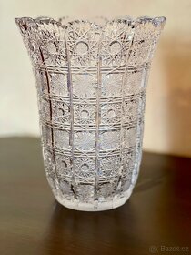 Broušená váza - Bohemia crystal - 2