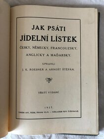 Jak psáti jídelní lístek - 2