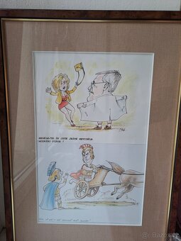Lubomír Vaněk-Brněnský karikaturista. - 2