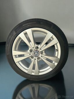 Originální alu kola Mercedes 5x112 + letní 225/45r17 - 2