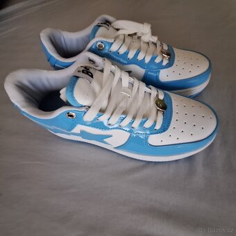Bape Sta Patent Leather blue white - 2