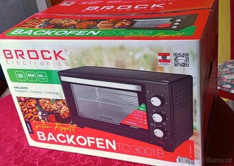 Prodám horkovzdušnou troubu BROCK 3001 B, 1600 W, 30 l - 2