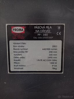 Pasová pila proma pp - 350 - 2