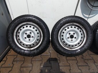15" plech. disky VW + letní pneu 205/65 R15 - 2