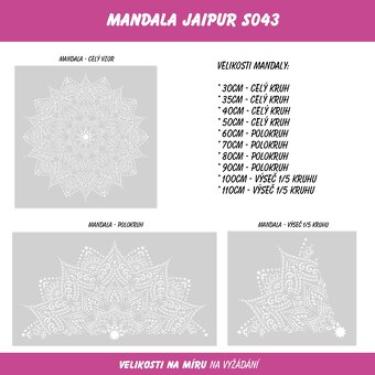 Šablona na malování MANDALA - 2