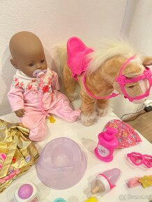 Set Baby Born panenka+ kůň + doplňky vše jako nové - 2