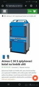 Atmos C 30 S zplyňovací kotel na hnědé uhlí
- 2