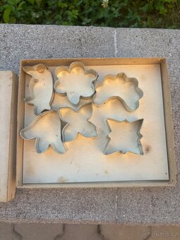 Kovová vykrajovátka na cukroví – sada 6 ks - 2