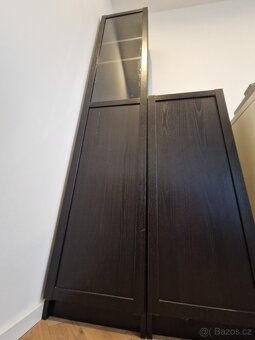 Knihovna IKEA Billy Oxberg černá 2ks - 2