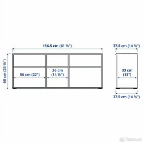TV stolek SKRUVBY IKEA - 2
