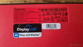 Lenovo Thinkpad USB-C Dock (40AF) + zdroj PC 7900Kč - 2