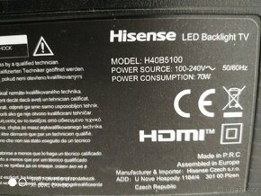 Led Hisense H40B5100 - 2