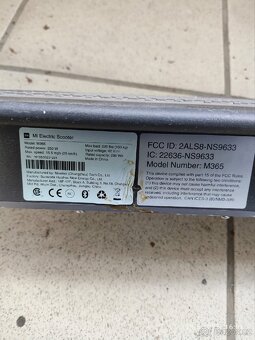 Málo využitá elektrokoloběžka Xiaomi - 2