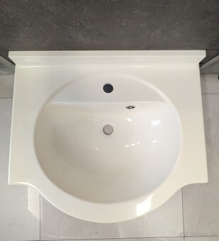 Umyvadlo z mramoru 60 cm, vcetne konzoli - 2