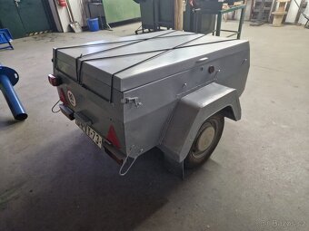 Přívěsný vozík za auto – velmi dobrý stav, nová STK - 2