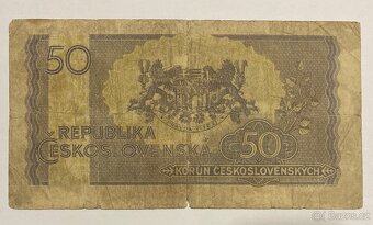 Bankovky 50 korun bez data (1945) - 2