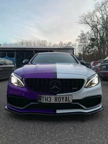 Přední podspoiler mercedes C63/63s - 2