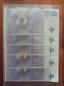 Výroční bankovka 1000 Kč - 2