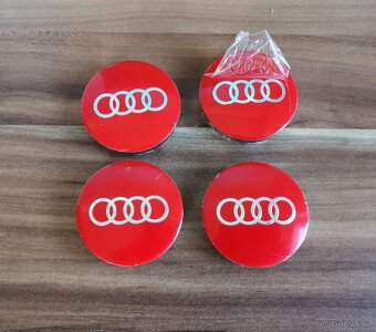 Středové krytky Audi do kol škoda 56mm pokličky - 2
