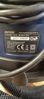 Průmyslový mokro suchý vysavač Kraftronic 1250 W - 2