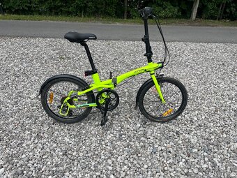 Kvalitní BTWIN Skládací kolo Tilt 500 fluorescenční žluté - 2