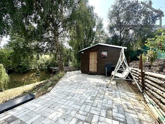 Zahrada (365m2) s chatou (16 m²), pergolou a kolnou - Tachov - 2