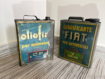 2xplechovka od oleje FIAT - 2